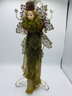 Vintage Louis Nichole 1985 Angel Ornament Ready To Hang Holiday Christmas Decor